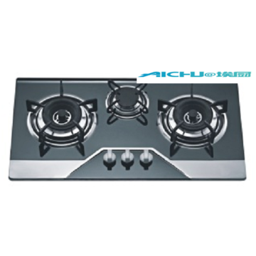 3 Burners Stainless Steel Built in Gas Cooker